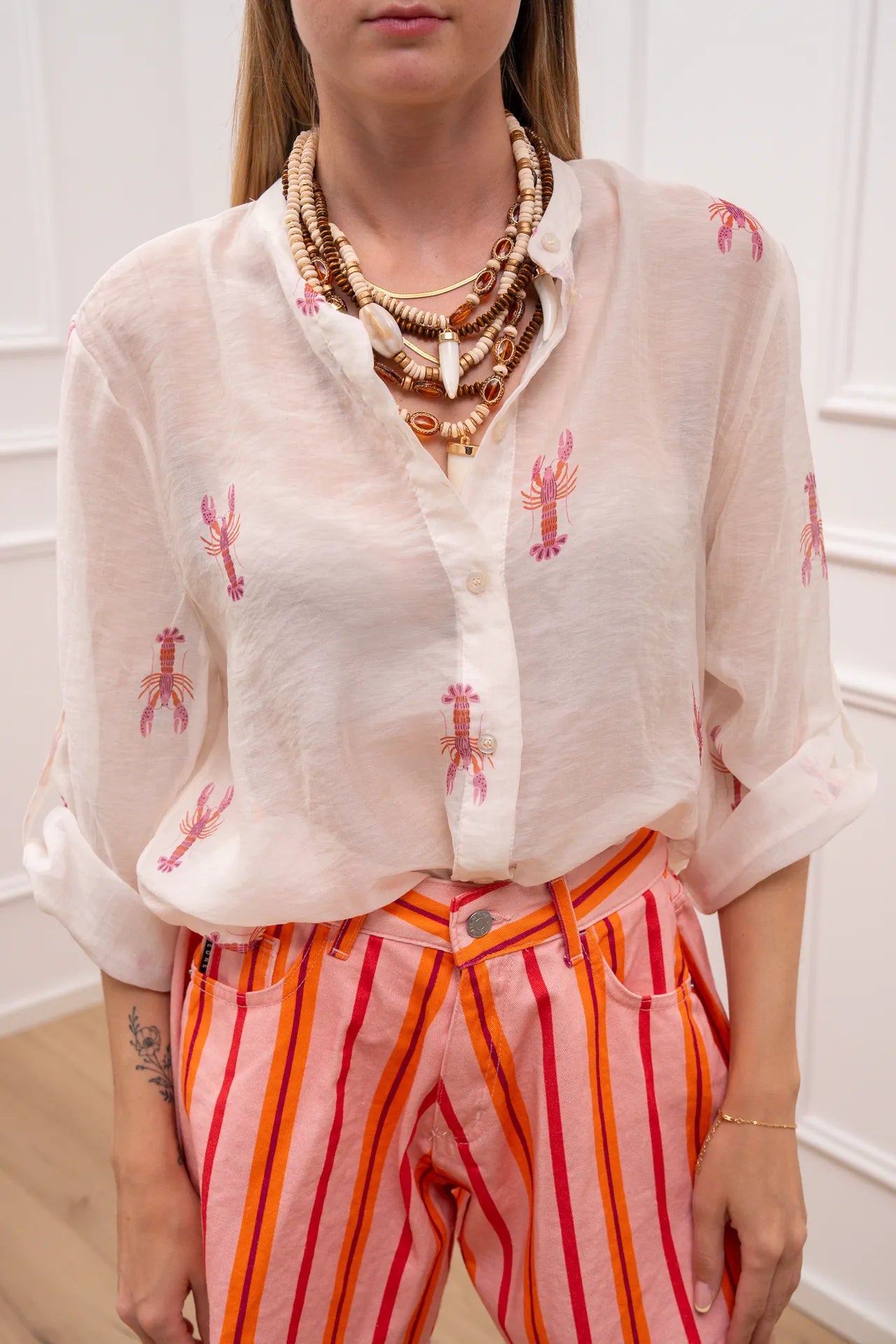 Camicia panna Aragosta in lyocell - HaveOne