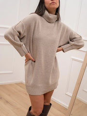 Vestito mini dolcevita casha - Vicolo