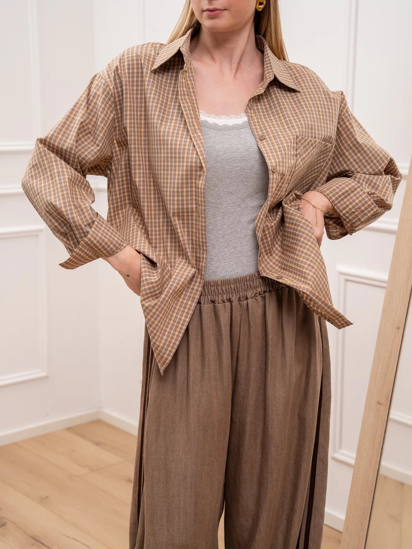 Camicia Gulliver check tabacco - Crispy