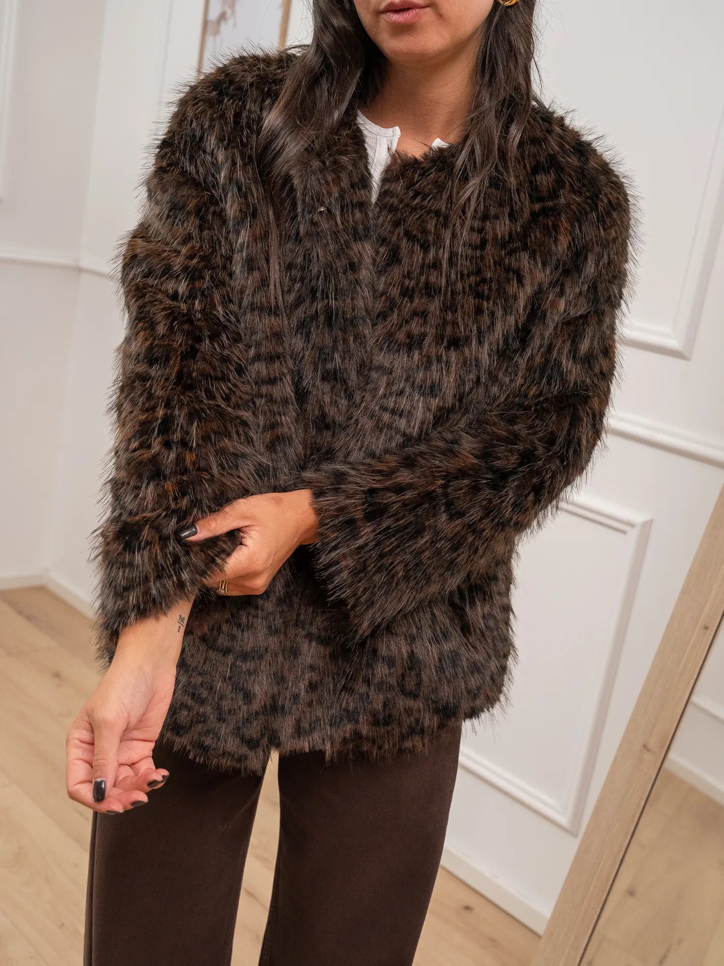 Cappotto in ecopelliccia maku - Philia Loft