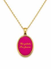 Collana Ice Cream fucsia - Calibro Shop