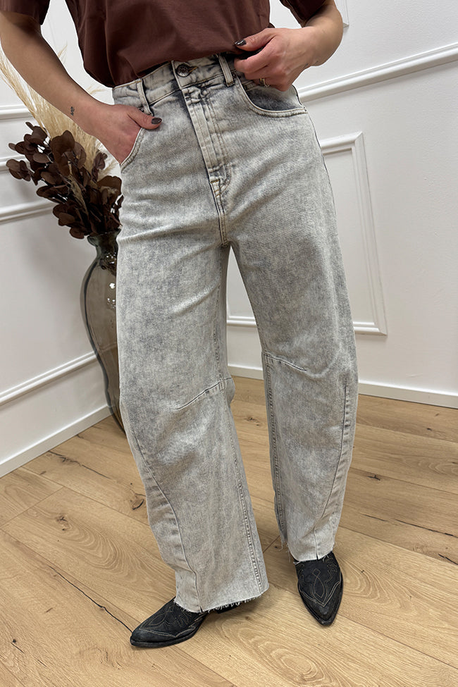 Jeans Barbara denim marmo balloon fit - HaveOne