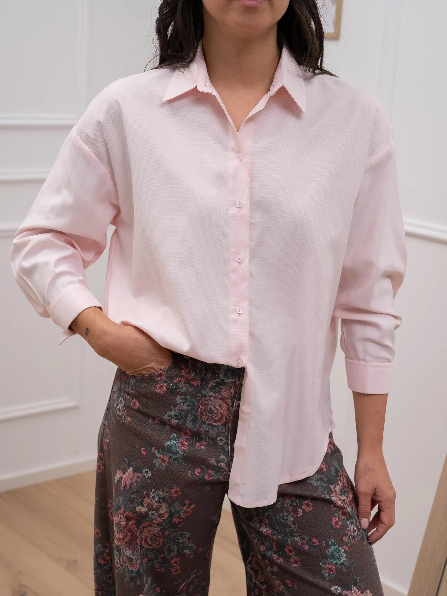 Camicia over rosa oxford - Dixie