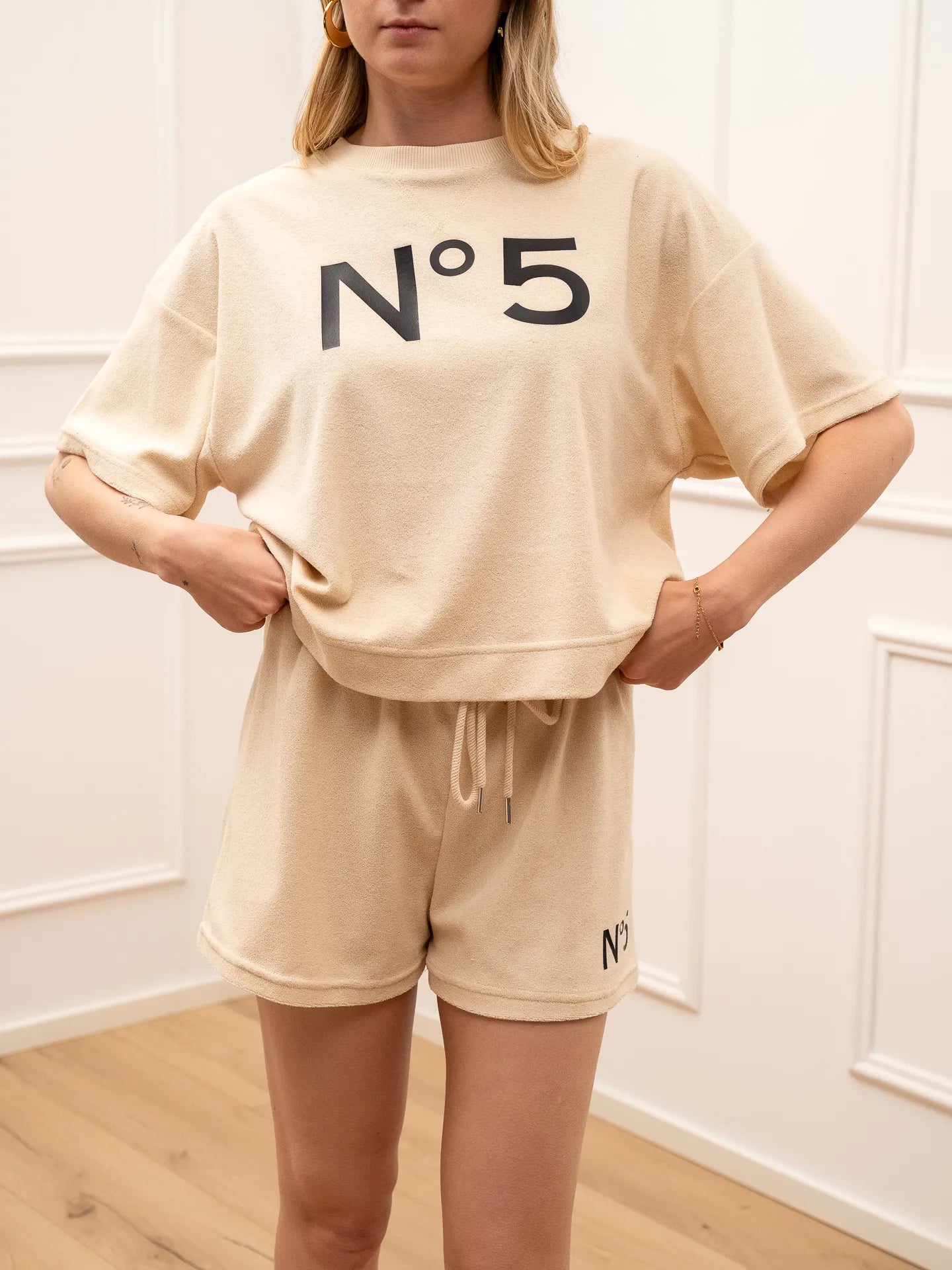 Shorts in spugna burro n 5 - Tensione In