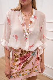 Camicia panna Tigre in lyocell - HaveOne
