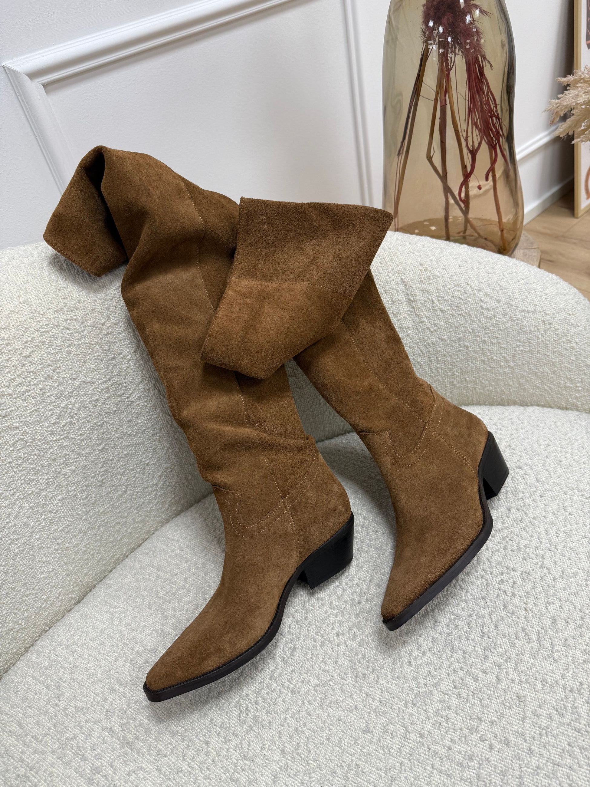 Stivale in crosta maxi gambale - Divine Follie