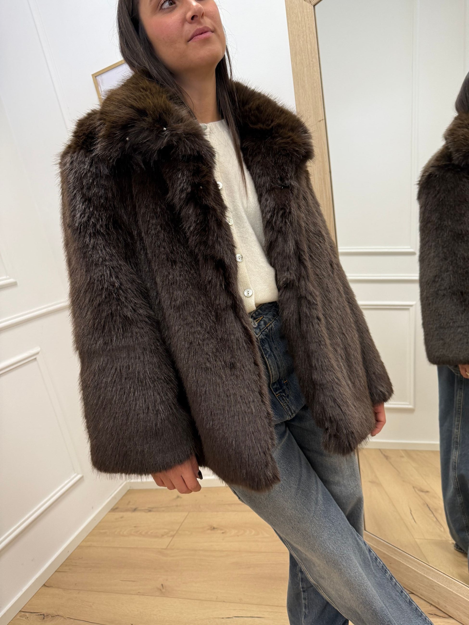 Pelliccia Sissy moro midi - HaveOne