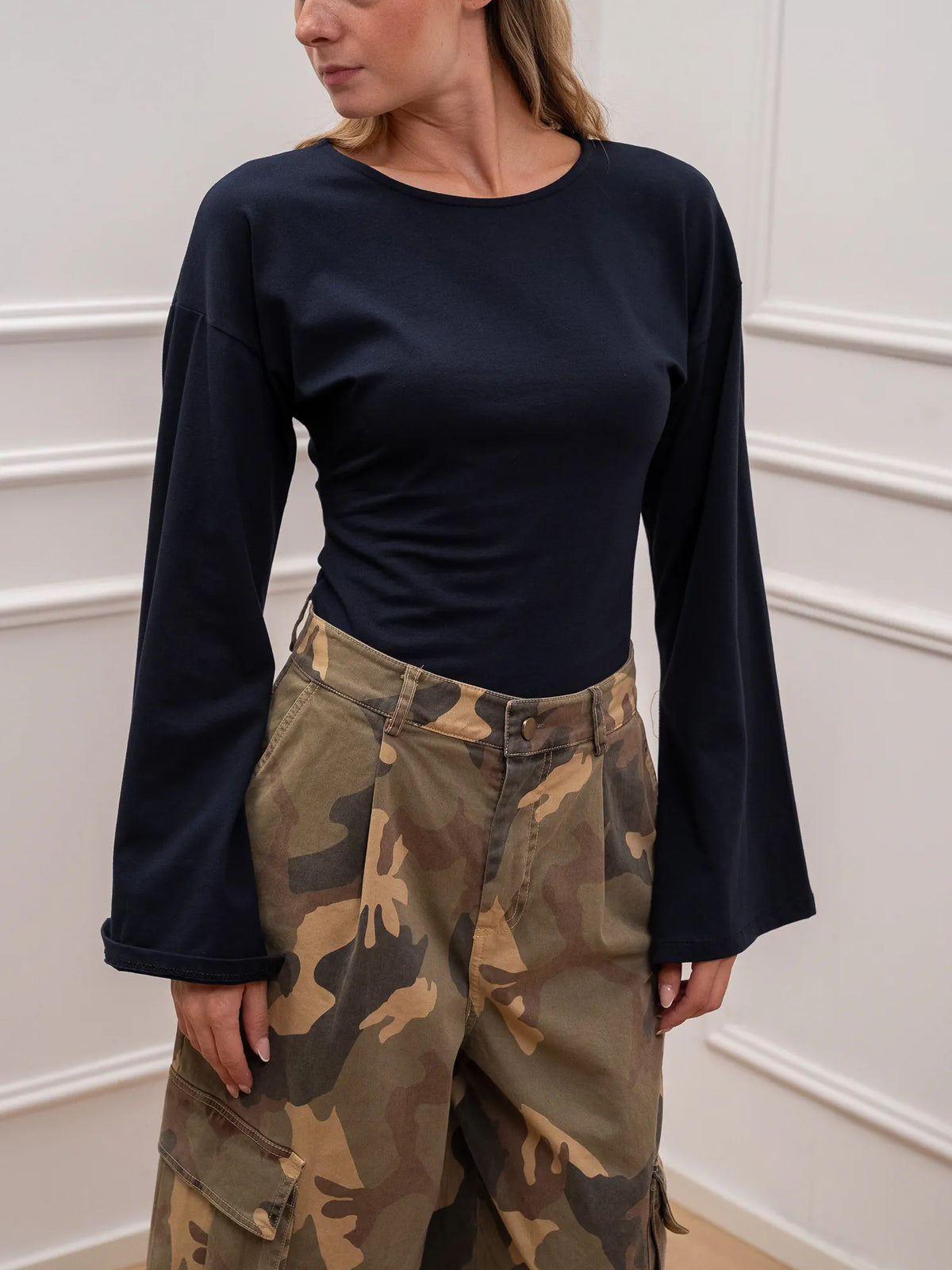 Body Margot manica ampia con spacco - HaveOne