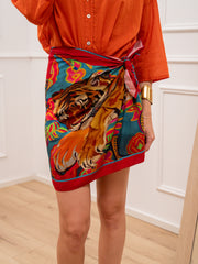 Gonna pareo mini Tigre arancio - HaveOne