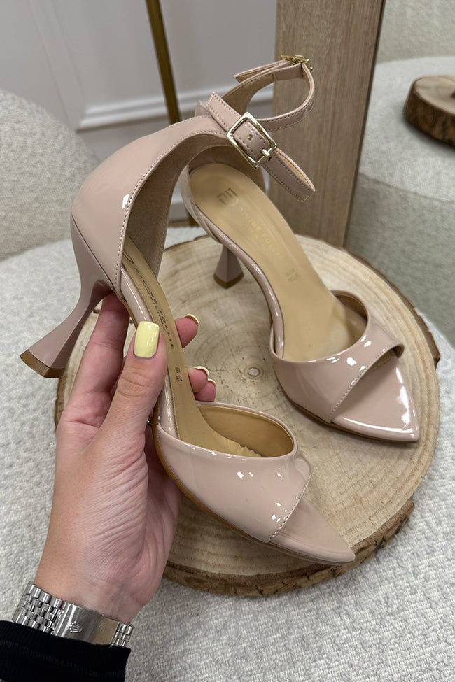 Sandali Selene vernice nude - Divine Follie