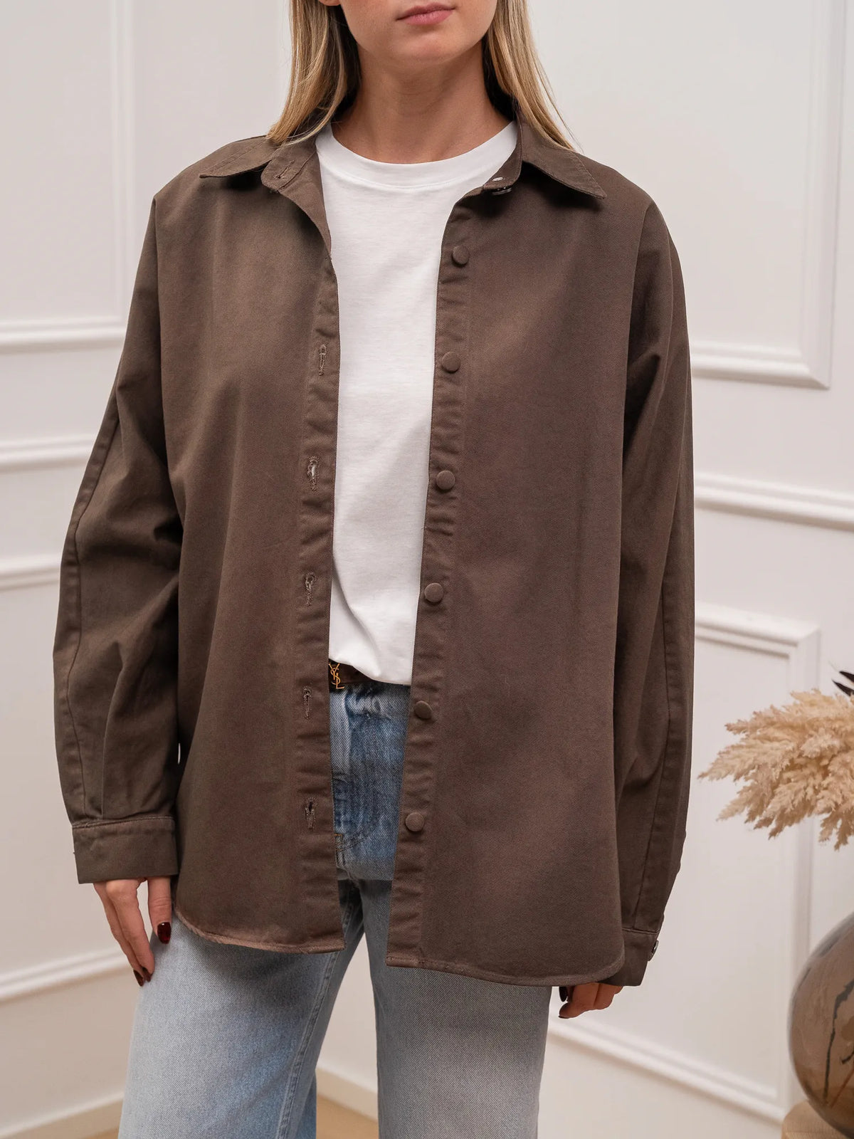 Giacca camicia in denim Brownie - Silence Limited