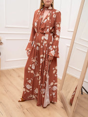 Vestito lungo So Chic tabacco - Silence Limited