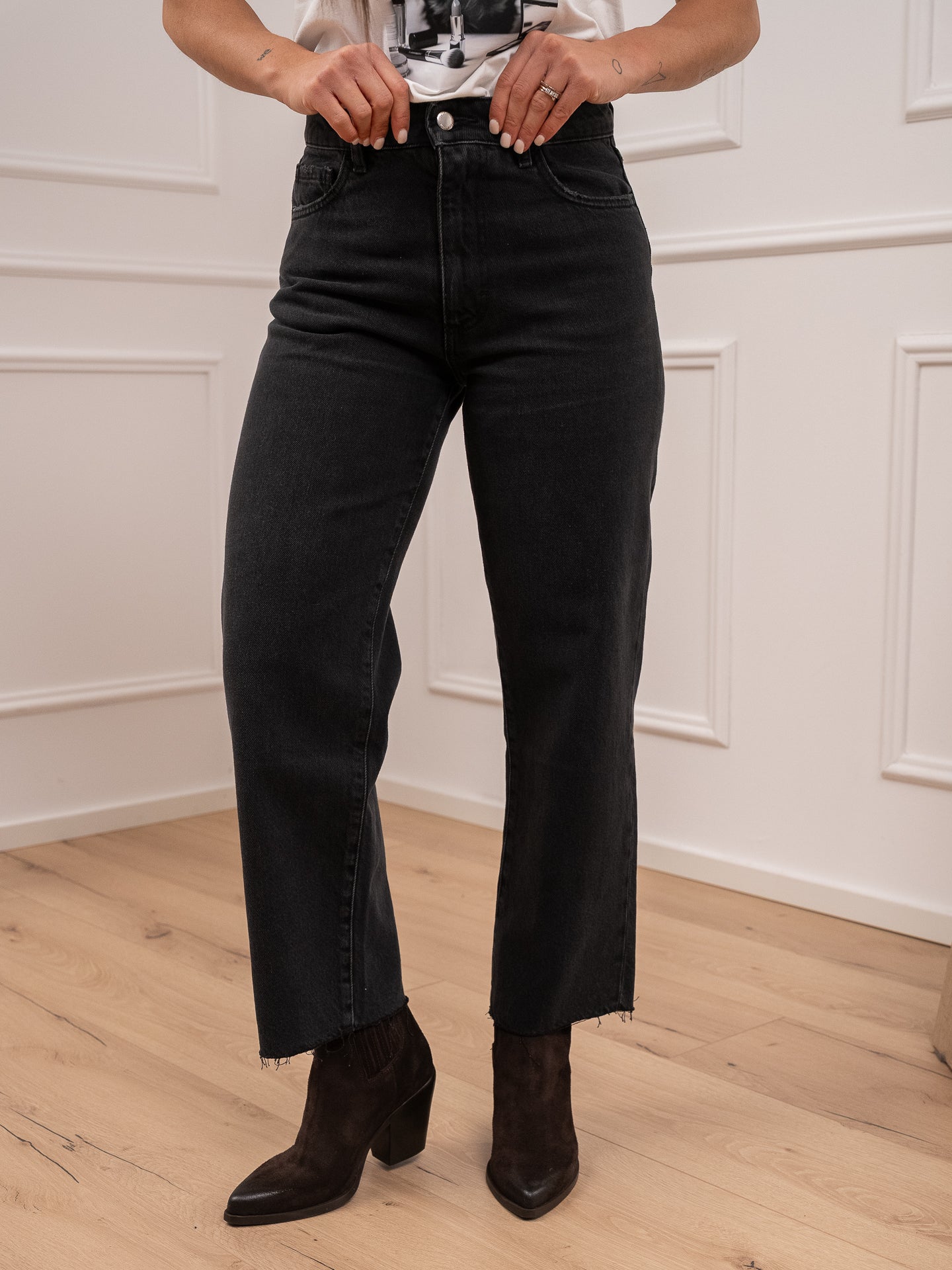 Jeans Jill nero - Icon Denim