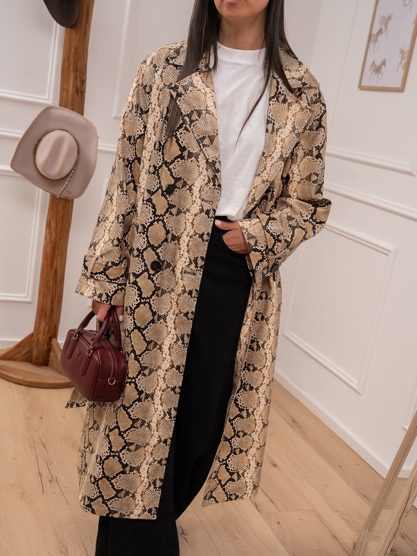 Trench lungo snake - Glamorous