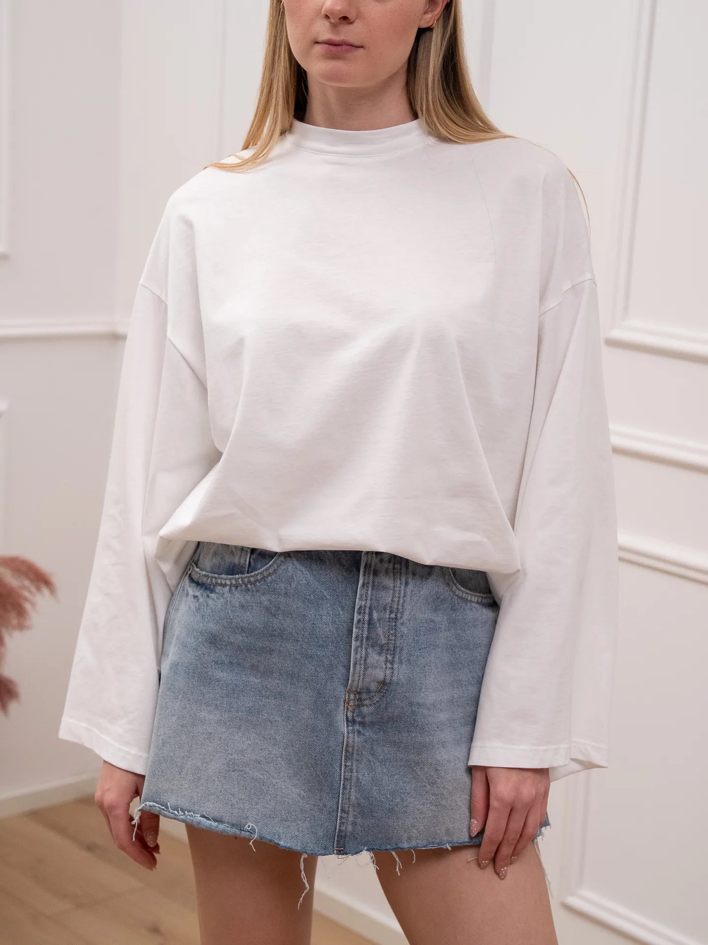 T shirt panna manica oversize - Tensione In