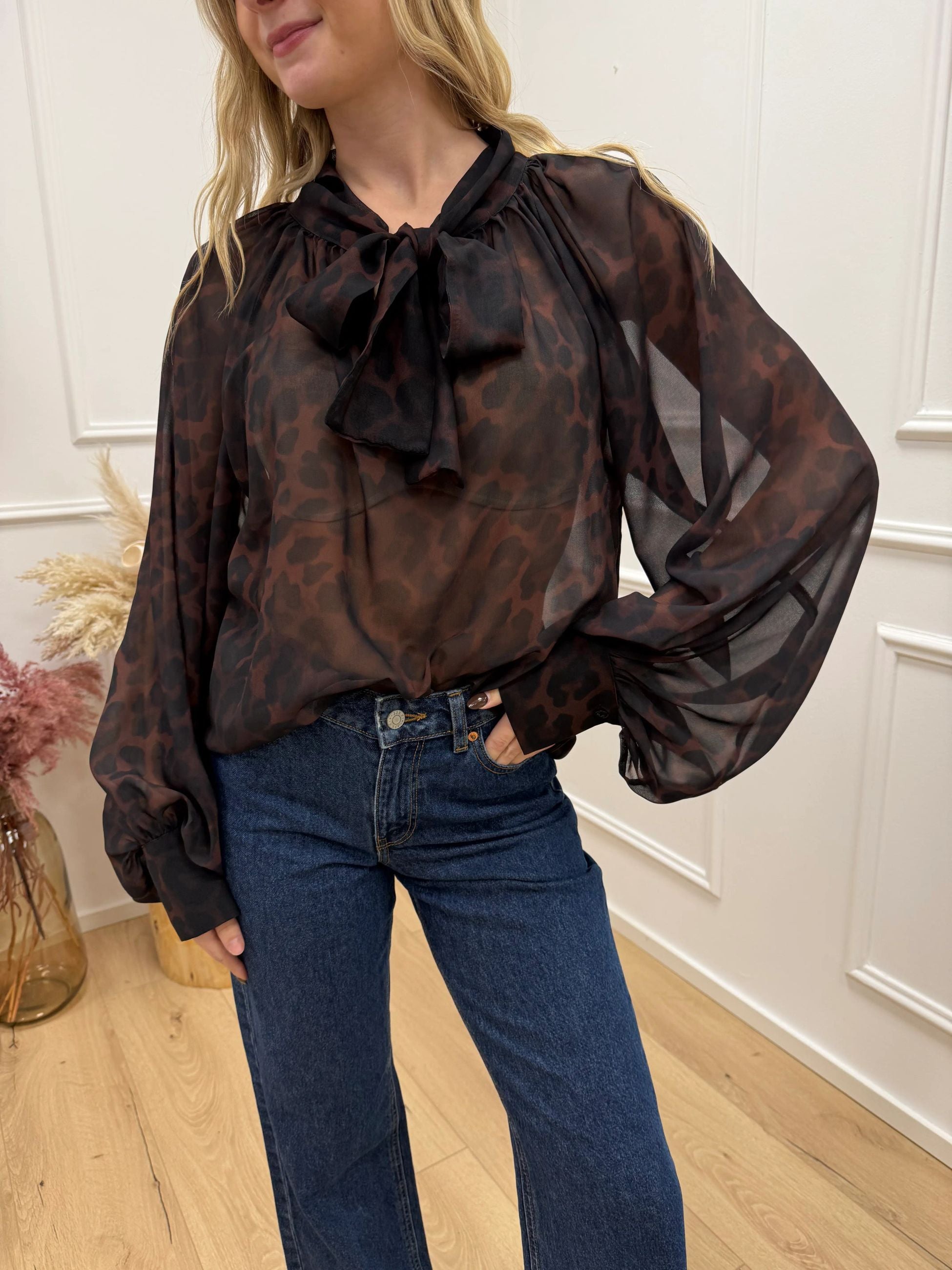 Camicia ampia maku con fiocco - Kontatto