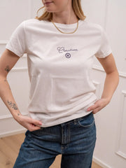 T shirt ricamo pesci "Creativa" - Vicolo