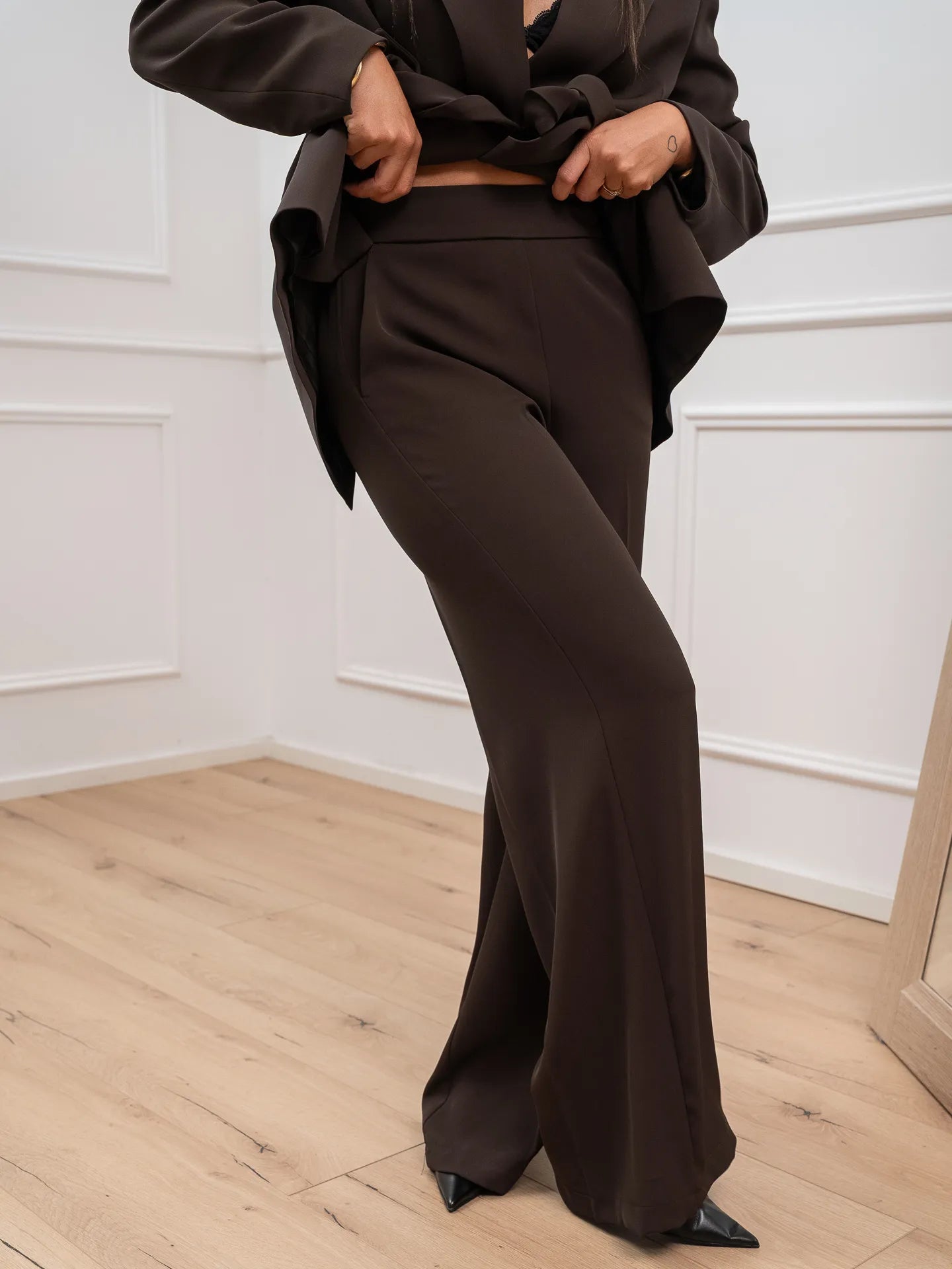 Pantaloni basic fondente - Vicolo
