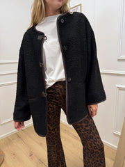 Montone nero con alamari - Vicolo