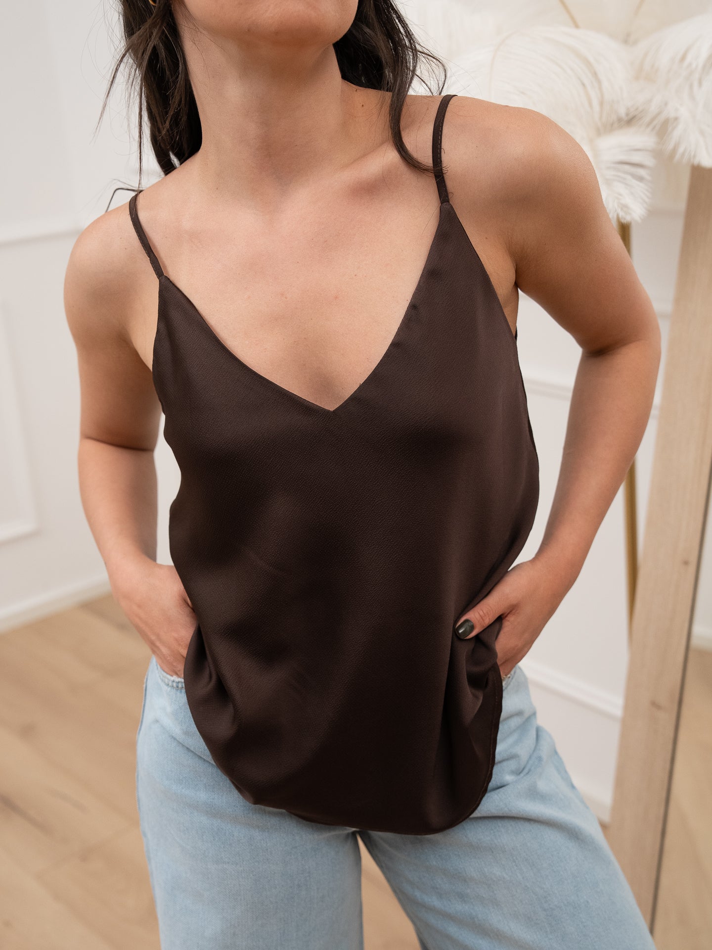 Canotta basic moro martellata - Vicolo