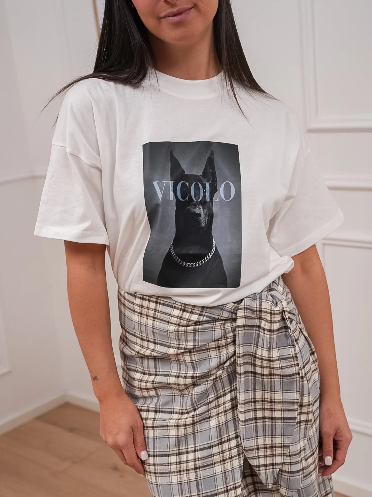 T shirt over Dobby - Vicolo
