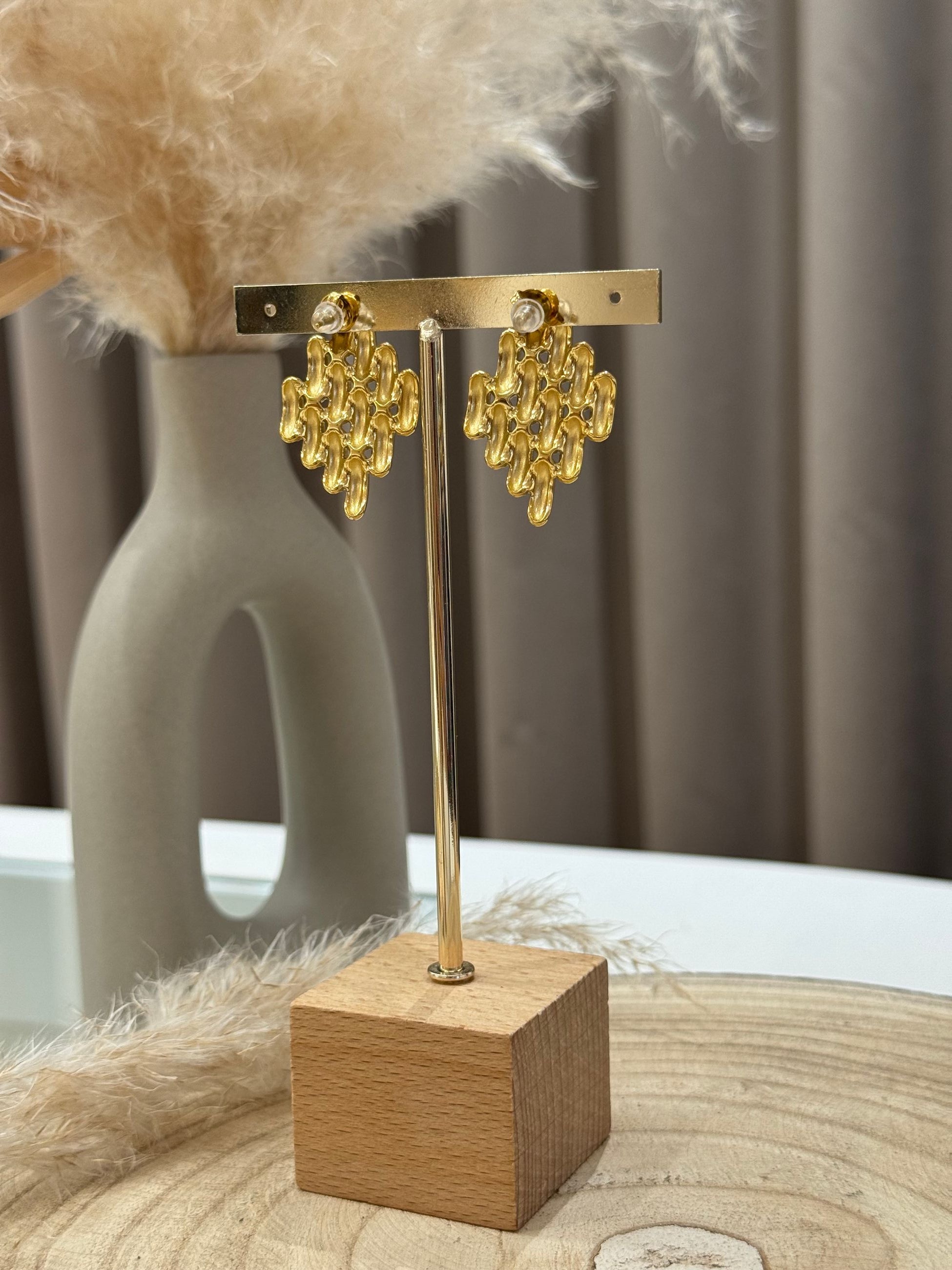 Orecchini Pixel Gold - Calibro Shop