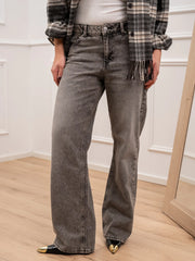 Jeans Seville grigio effetto vintage - JJXX