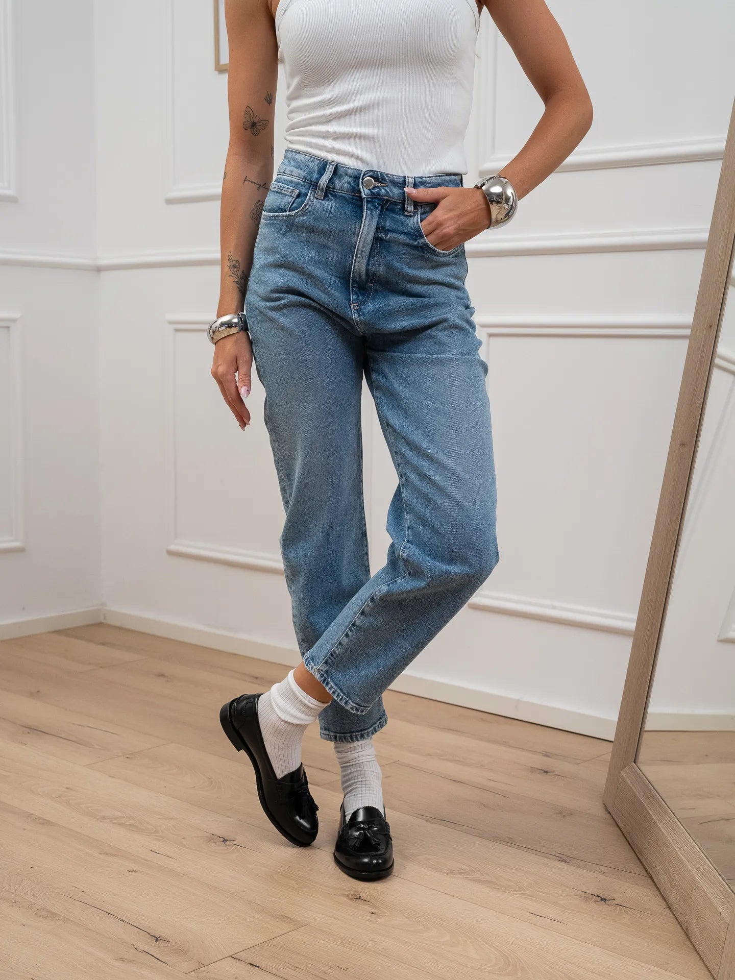 Jeans Karolina blu denim - Icon Denim