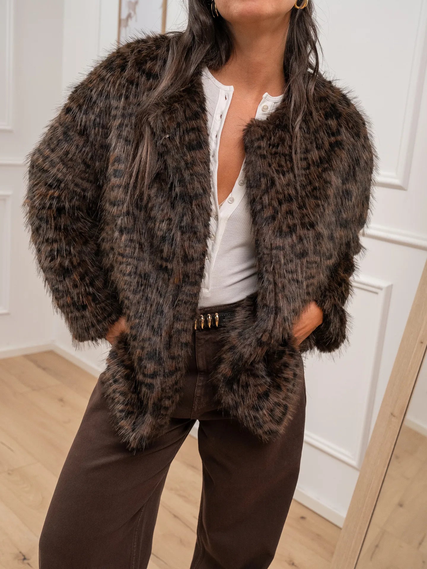 Cappotto in ecopelliccia maku - Philia Loft
