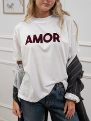 T shirt stampa Amor vino - Vicolo