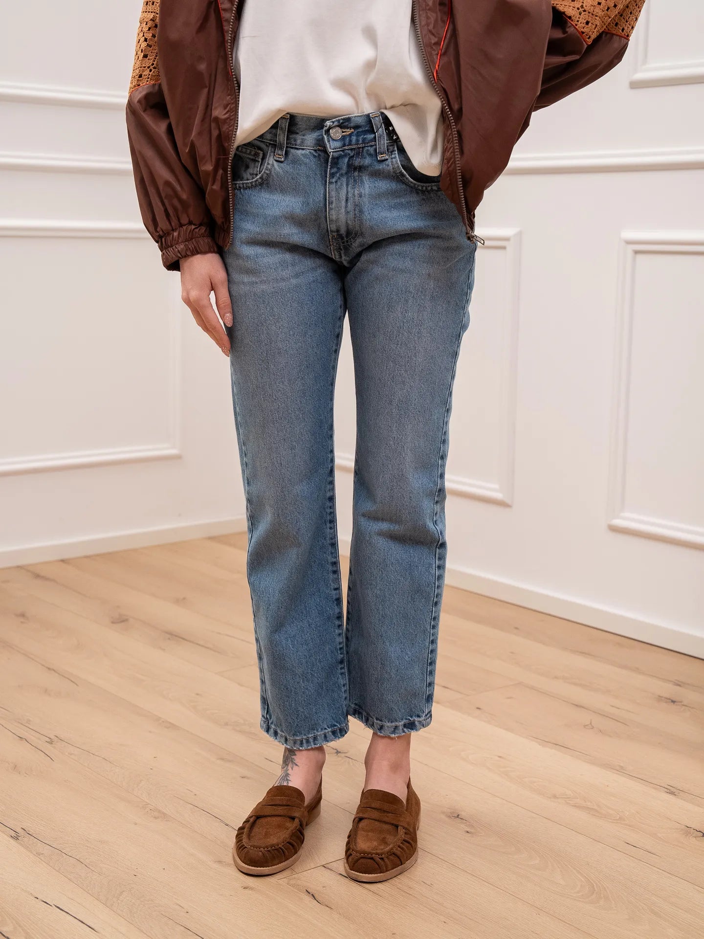 Jeans Lily cropped fit dritto - HaveOne