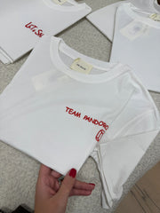 T shirt ricamo "Team Pandoro" - You Decide