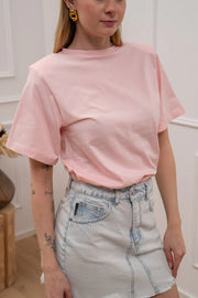 Body rosa con spalline imbottite - HaveOne