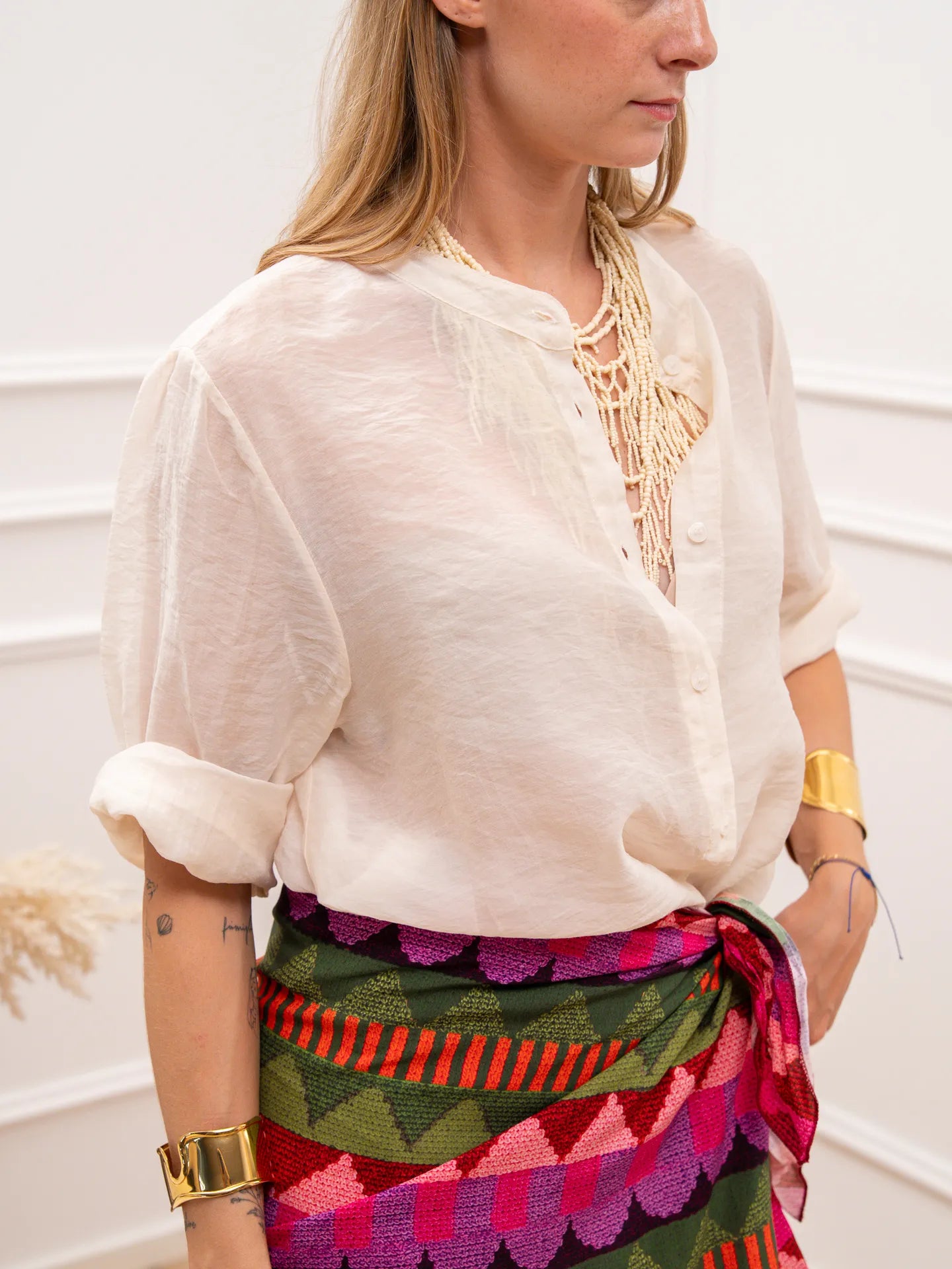 Camicia Korean burro in lyocell - HaveOne