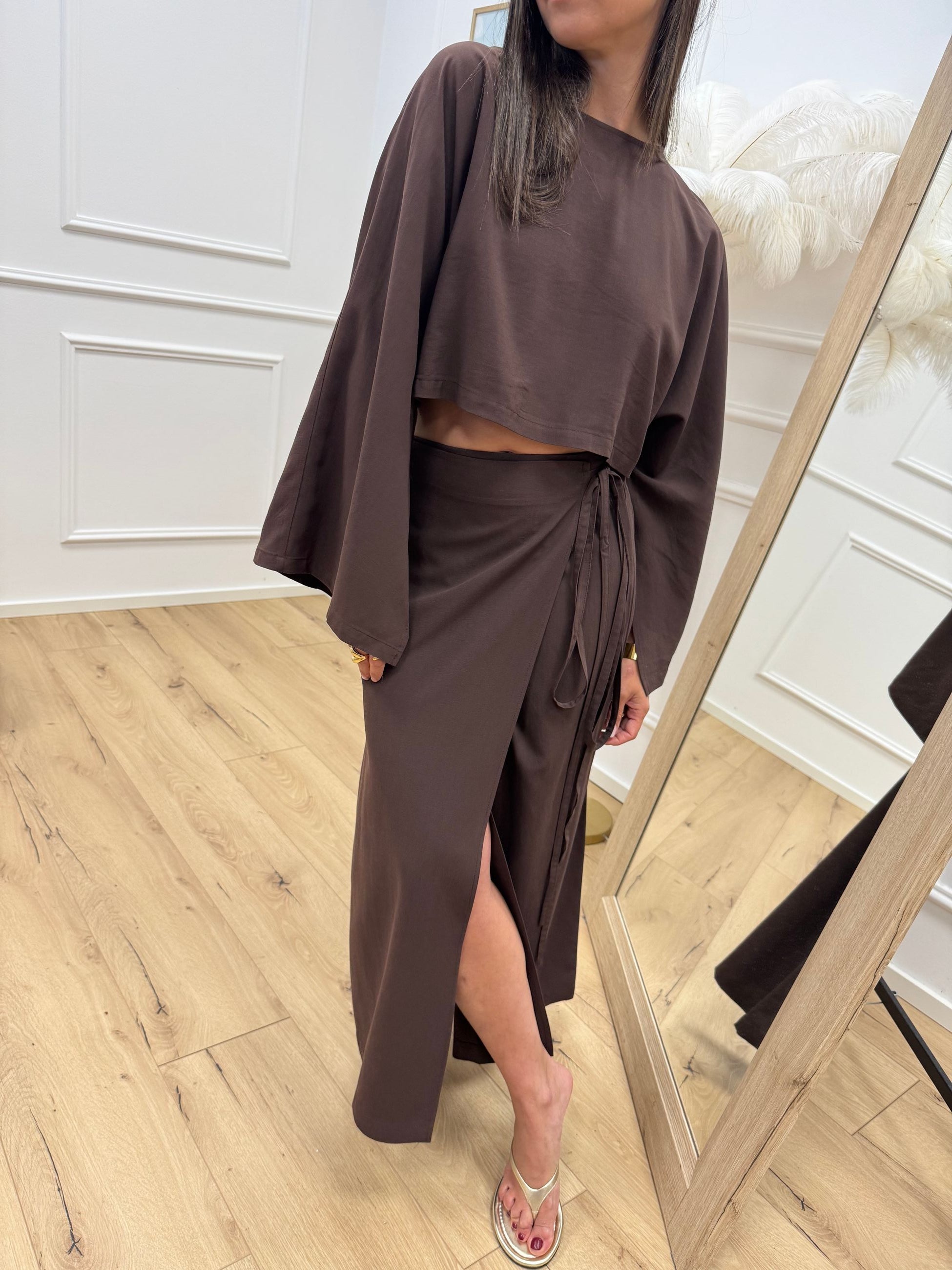 Set coordinato Eivissa cioccolato - Vicolo