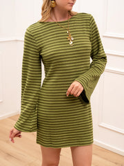 Vestito crochet Siena oliva - JJXX