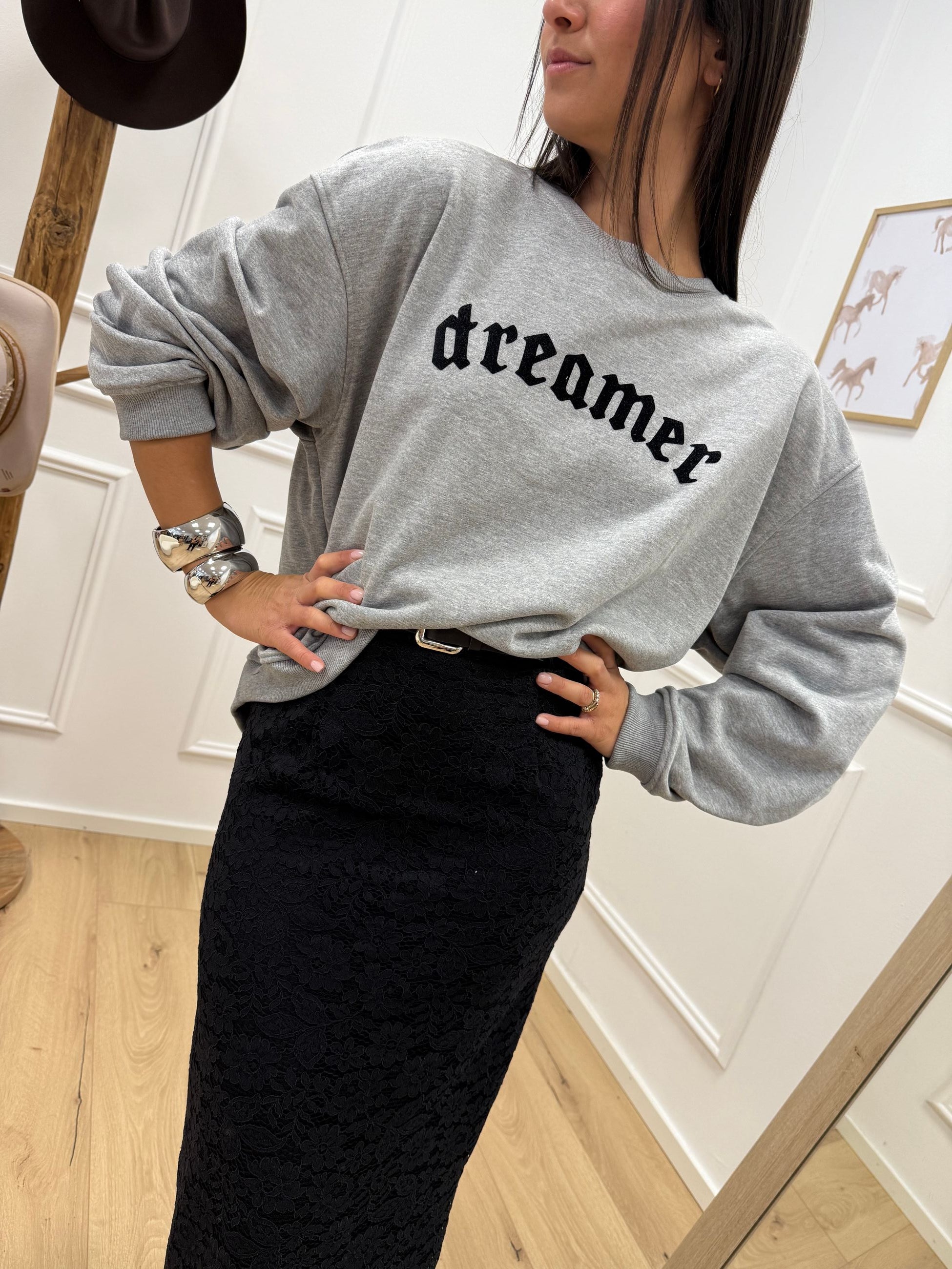 Felpa grigia Dreamer - Vicolo