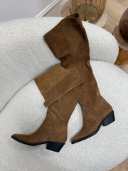 Stivale in crosta maxi gambale - Divine Follie