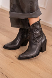 Stivaletto texano fumo vintage - Divine Follie