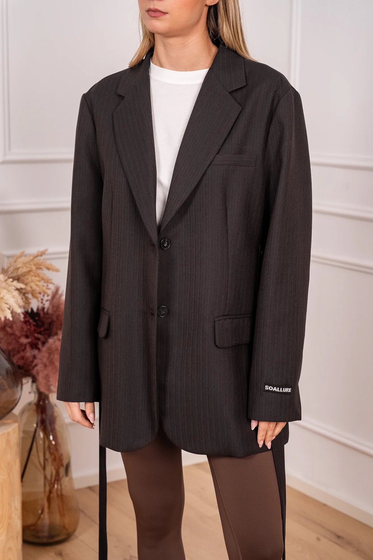 Giacca over Soho con patch logo - SoAllure