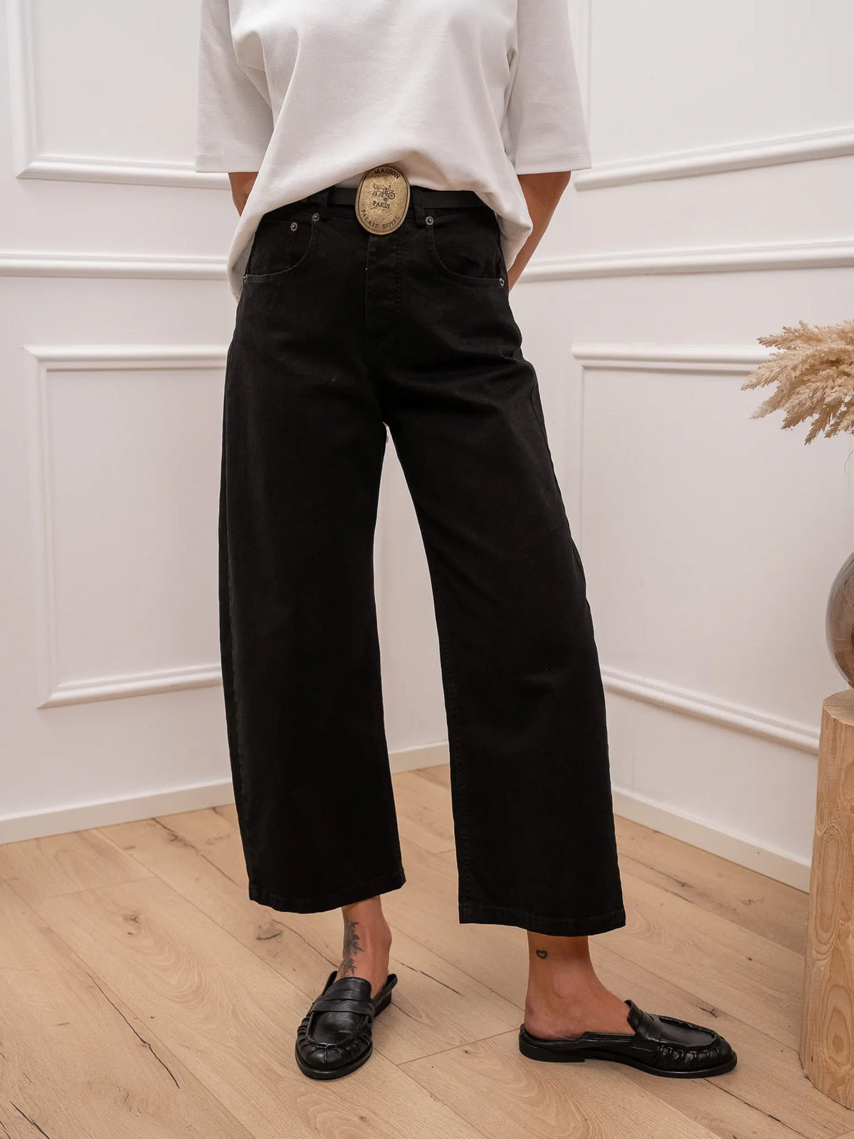 Jeans Denver in cotone con cintura ovale - Tensione In