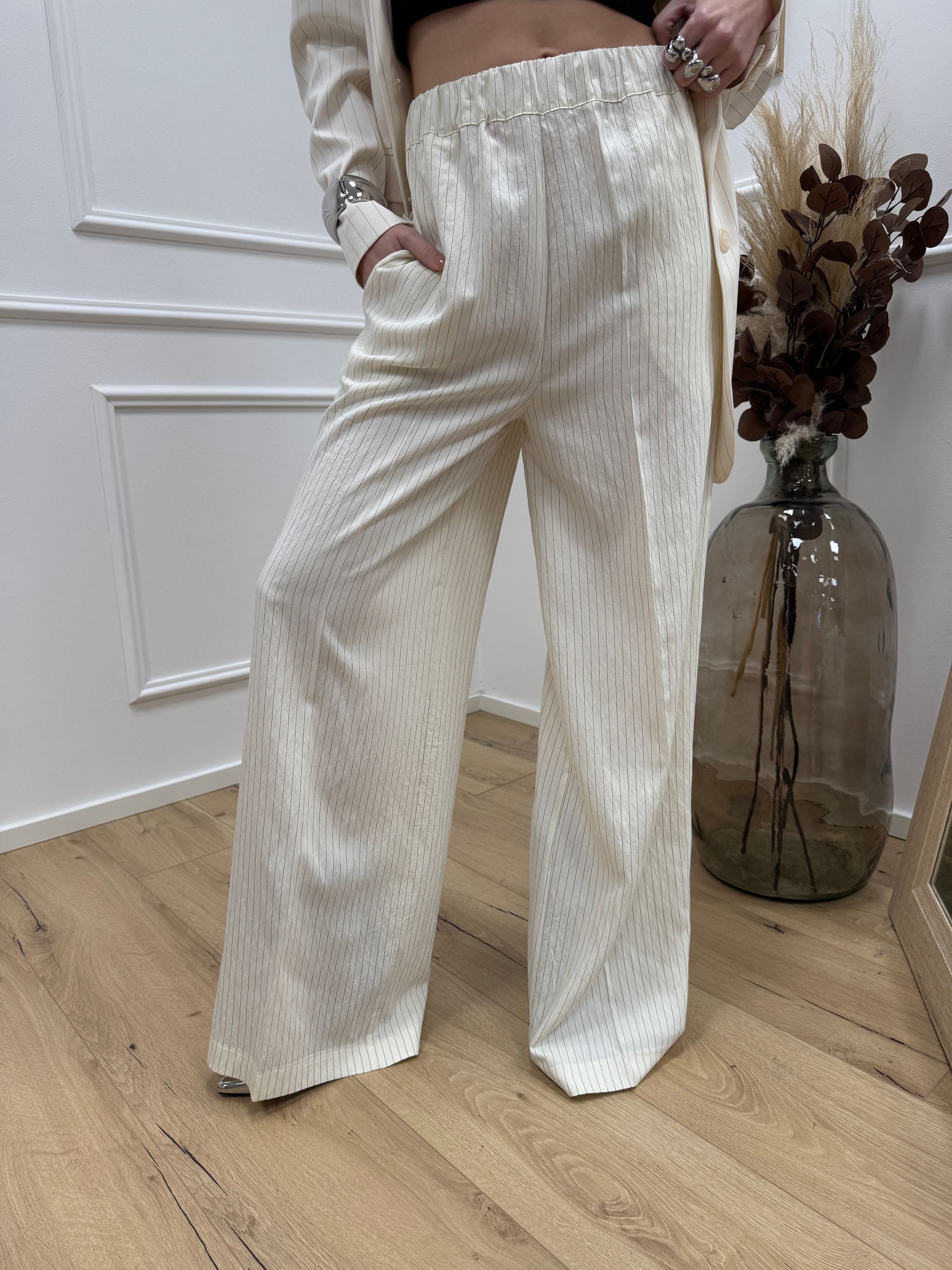 Pantaloni palazzo burro - SoAllure