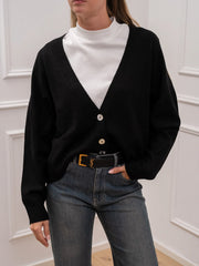 Cardigan doppio filo in viscosa - HaveOne