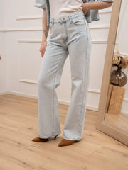 Jeans Xeno in denim con glitter - Vicolo