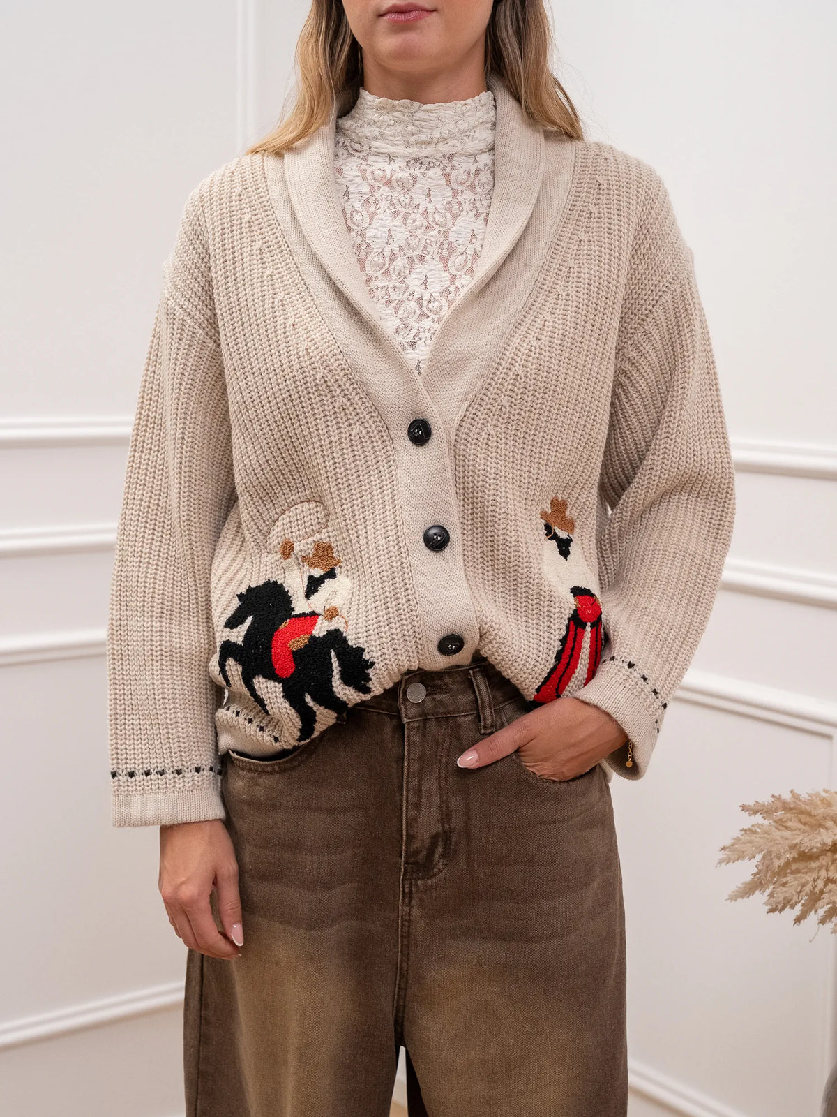 Cardigan Cowboy con bottoni - Vicolo