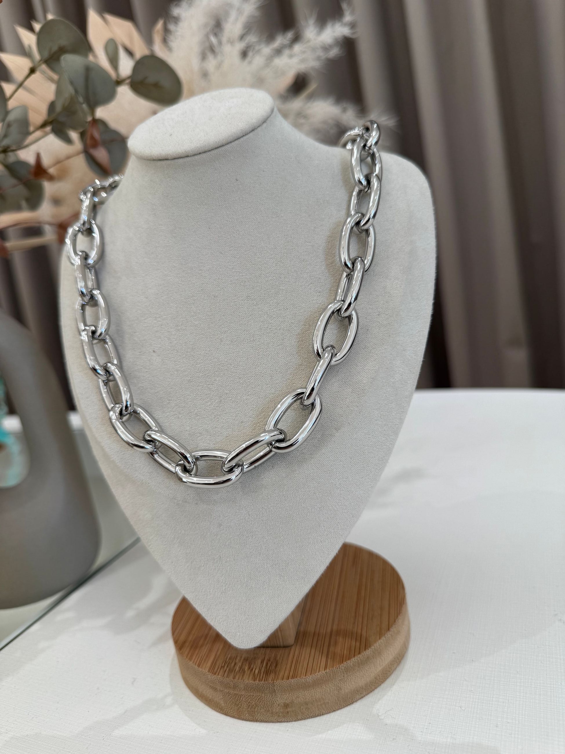 Collana catena girocollo argento - Calibro Shop