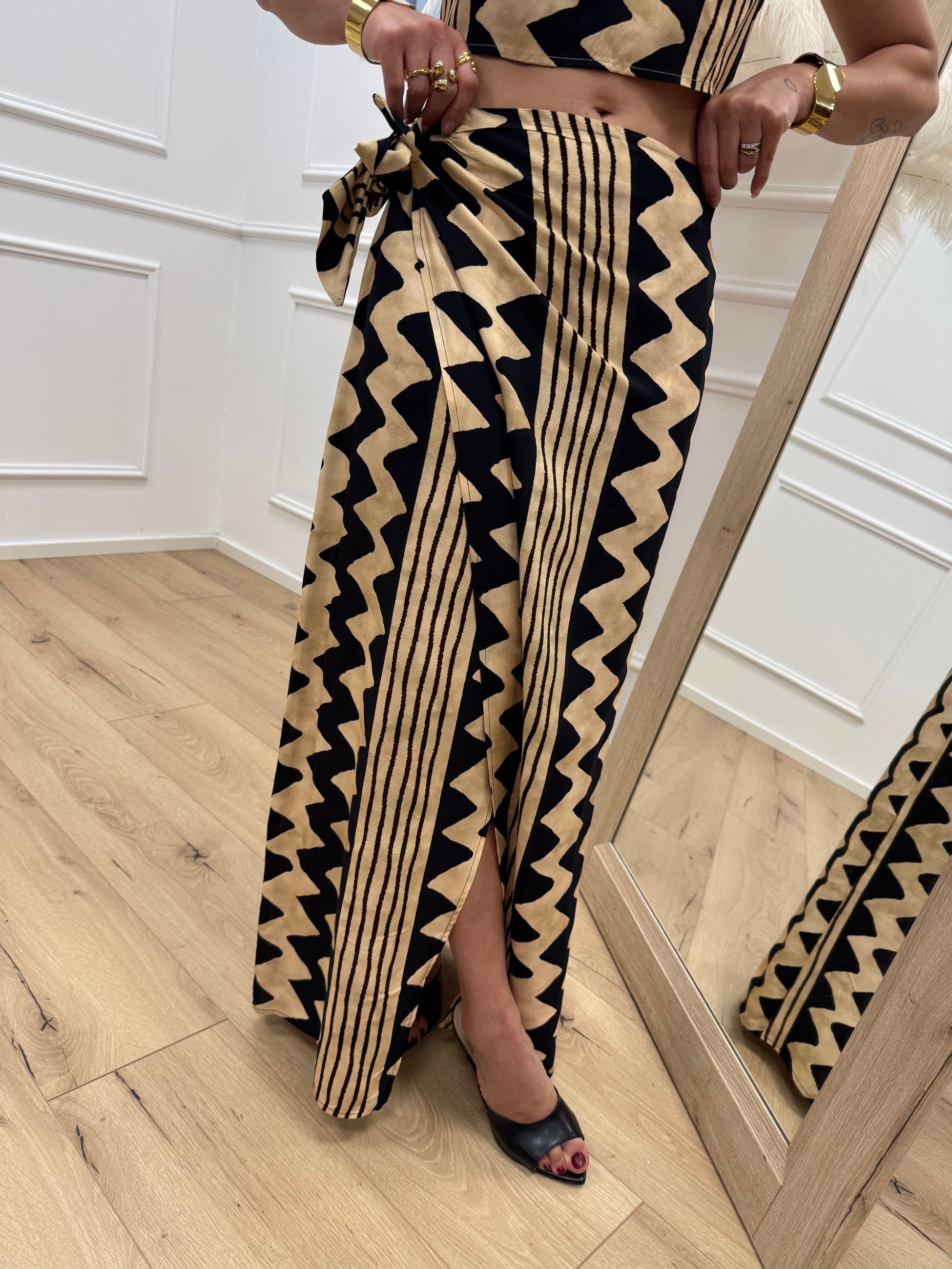 Gonna lunga Etnic Vibes stile pareo - HaveOne