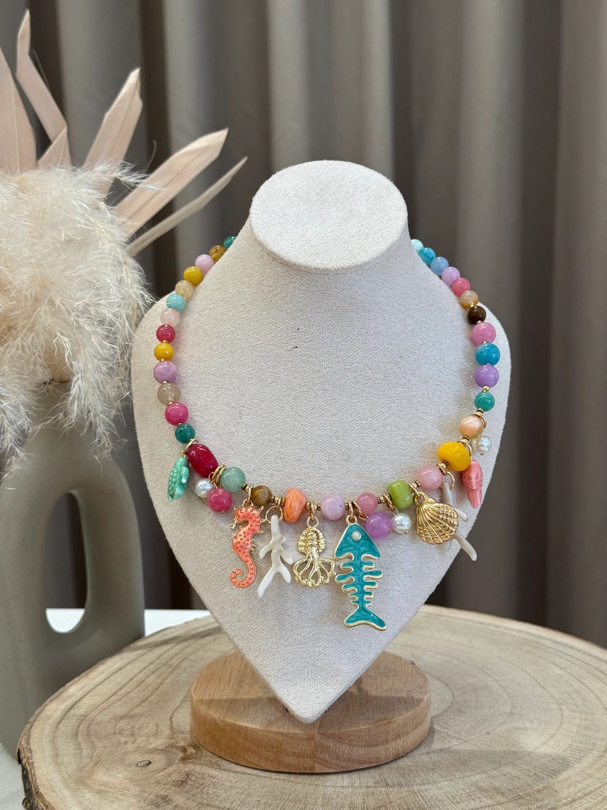 Collana perline colorate - Calibro Shop