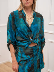 Camicia Sharm ottanio con nodo - Vicolo