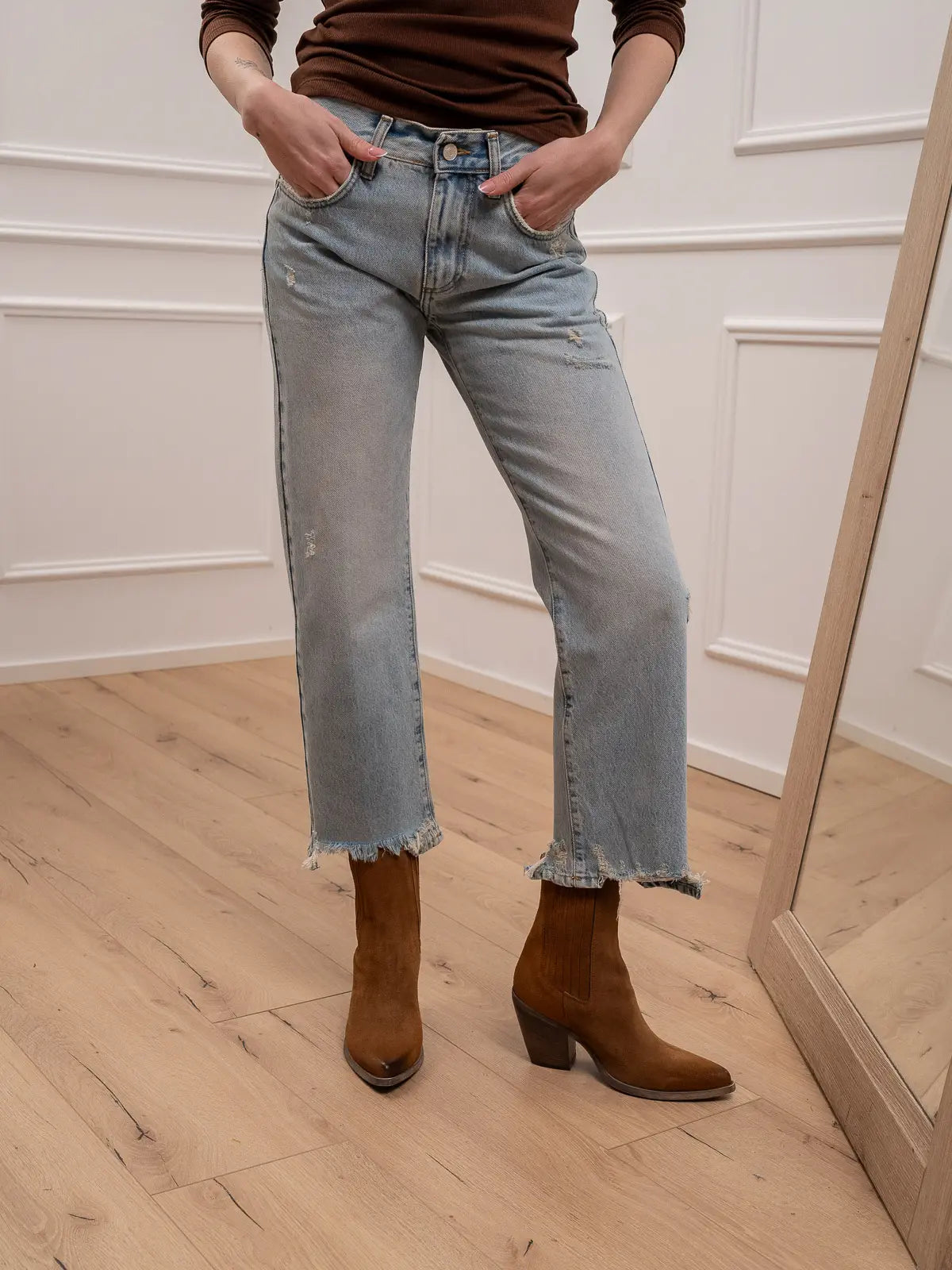 Jeans Zeke denim vintage con rotture - Vicolo